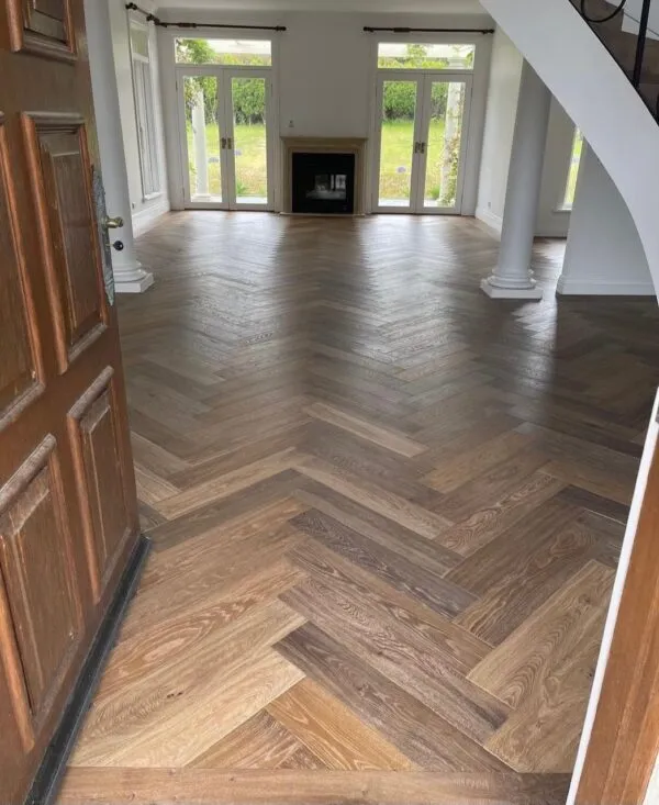 Sherbrooke Oak Herringbone timber flooring