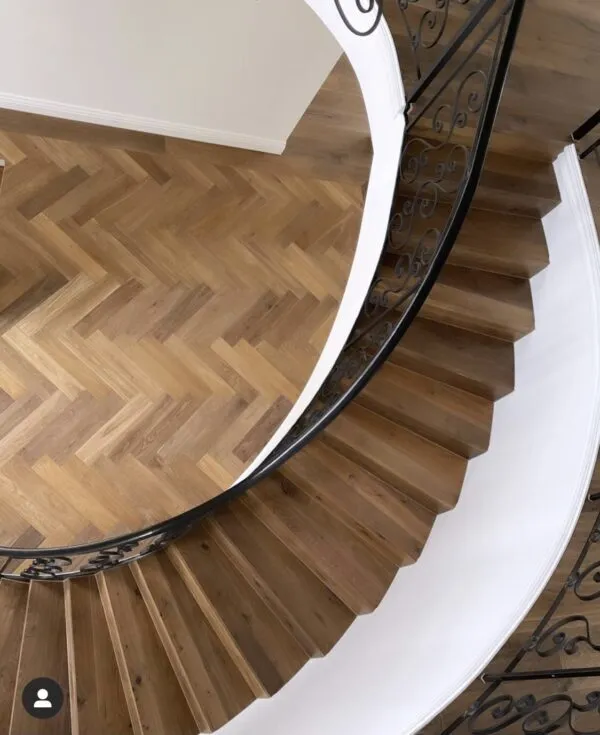 Sherbrooke Oak Herringbone timber flooring